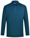 WINNING SPIRIT Lucky Bamboo Long Sleeve Polo Mens [53-PS89]