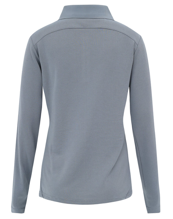 Ladies Bamboo Charcoal L/S Polo [53-PS90]