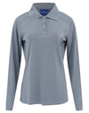 Ladies Bamboo Charcoal L/S Polo [53-PS90]