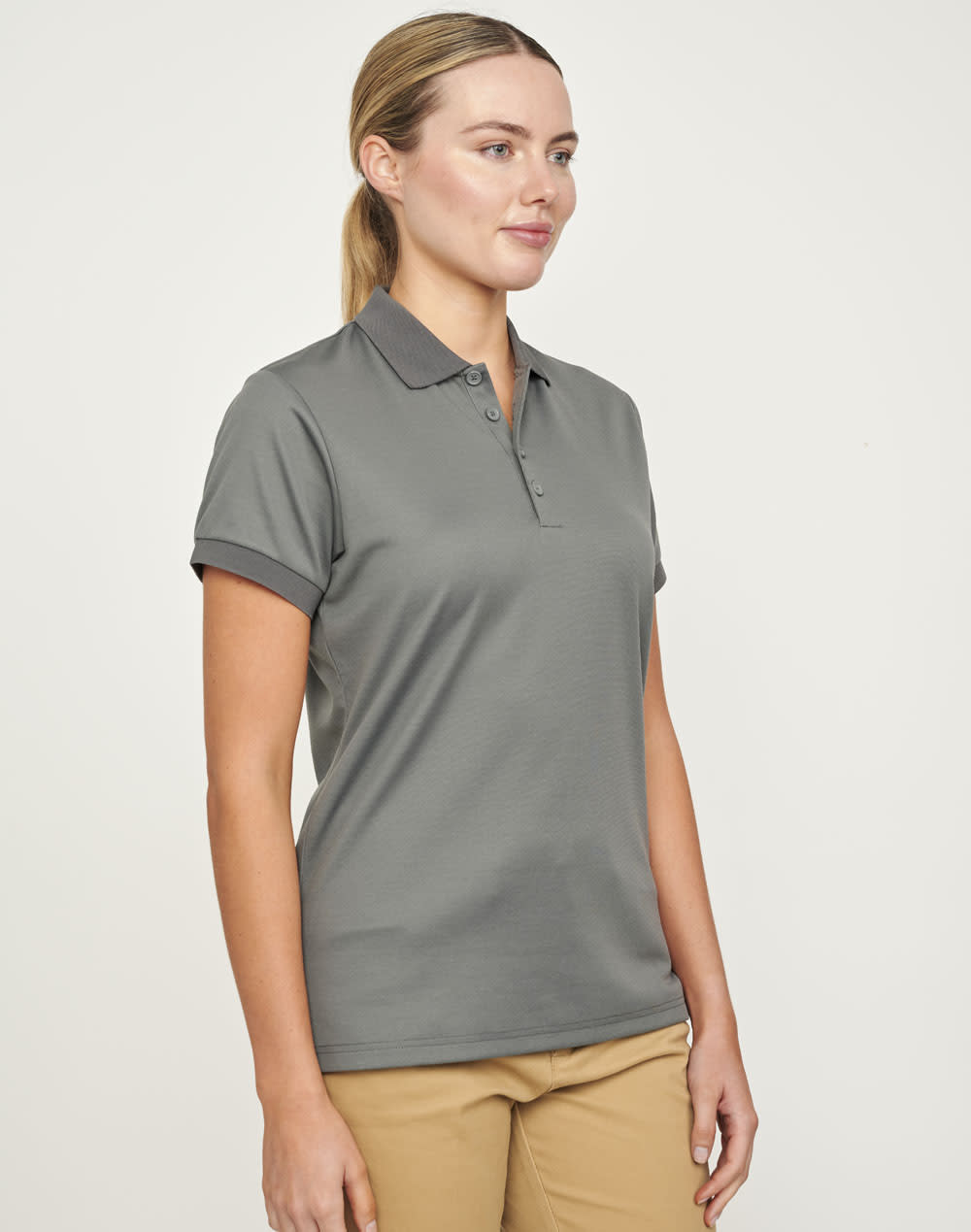 WINNING SPIRIT Ladies Sustainable Poly/Cotton Corporate SS Polo [53-PS92]