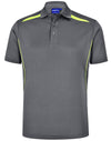 WINNING SPIRIT Mens Sustainable Poly/Cotton Contrast SS Polo [53-PS93]