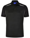 WINNING SPIRIT Mens Sustainable Poly/Cotton Contrast SS Polo [53-PS93]