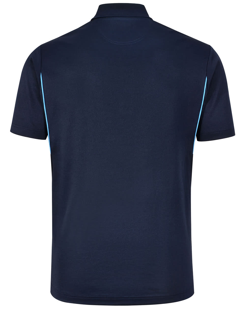 Mens Sustainable Poly/Cotton Contrast S/S Polo [53-PS93]