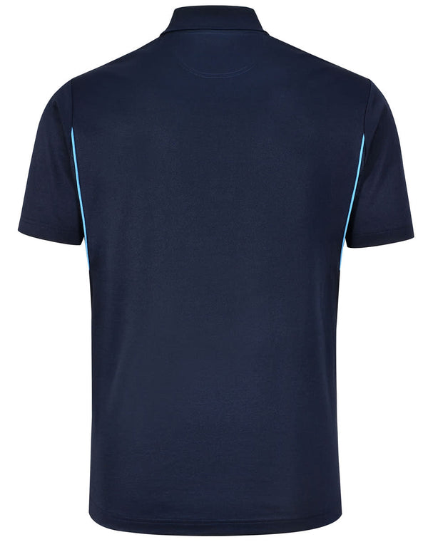 Mens Sustainable Poly/Cotton Contrast S/S Polo [53-PS93]