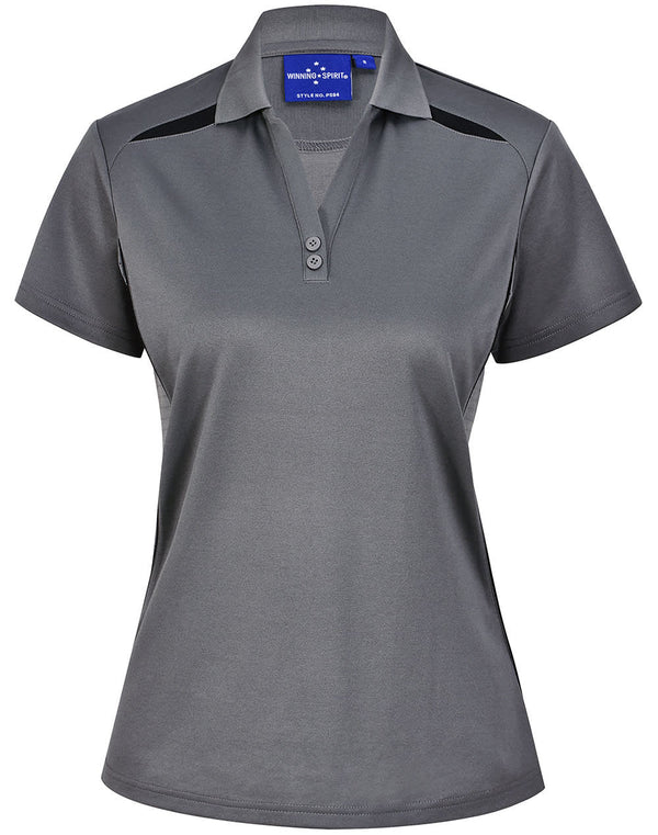 Ladies Sustainable Poly/Cotton Contrast S/S Polo [53-PS94]