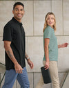Ladies Sustainable Jacquard Knit S/S Polo [53-PS96]