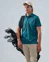 Mens Sustainable Jacquard Knit S/S Polo [53-PS95]