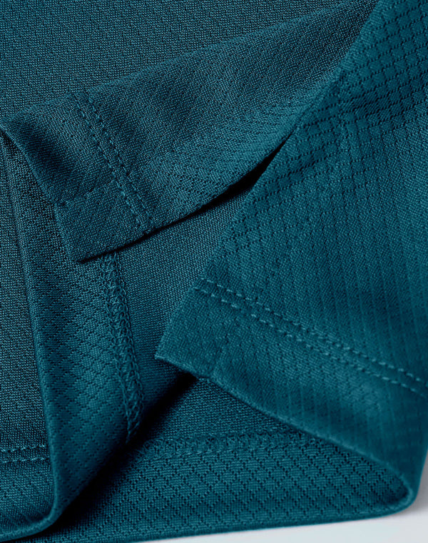 Mens Sustainable Jacquard Knit S/S Polo [53-PS95]