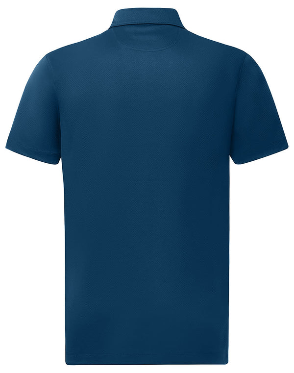 Mens Sustainable Jacquard Knit S/S Polo [53-PS95]
