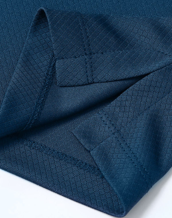 Mens Sustainable Jacquard Knit S/S Polo [53-PS95]