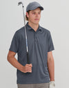 Mens Sustainable Jacquard Knit S/S Polo [53-PS95]