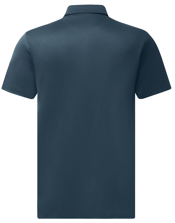 Mens Sustainable Jacquard Knit S/S Polo [53-PS95]