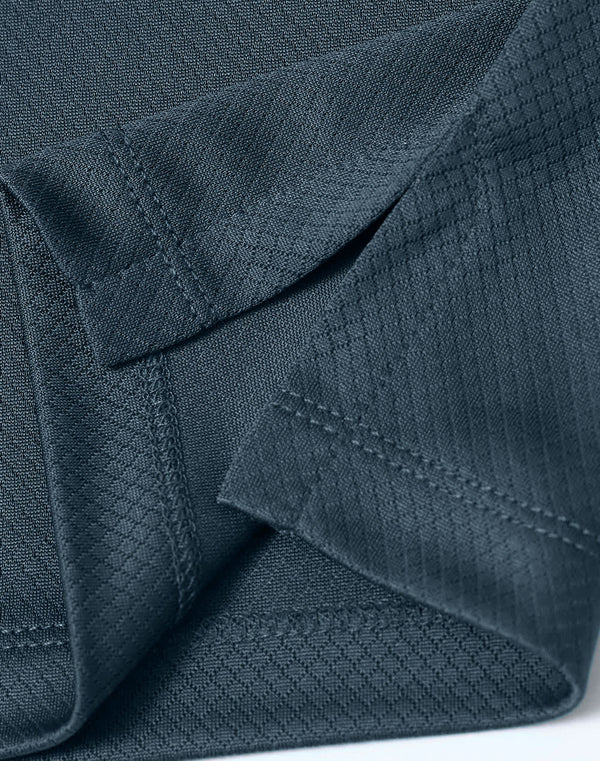 Mens Sustainable Jacquard Knit S/S Polo [53-PS95]