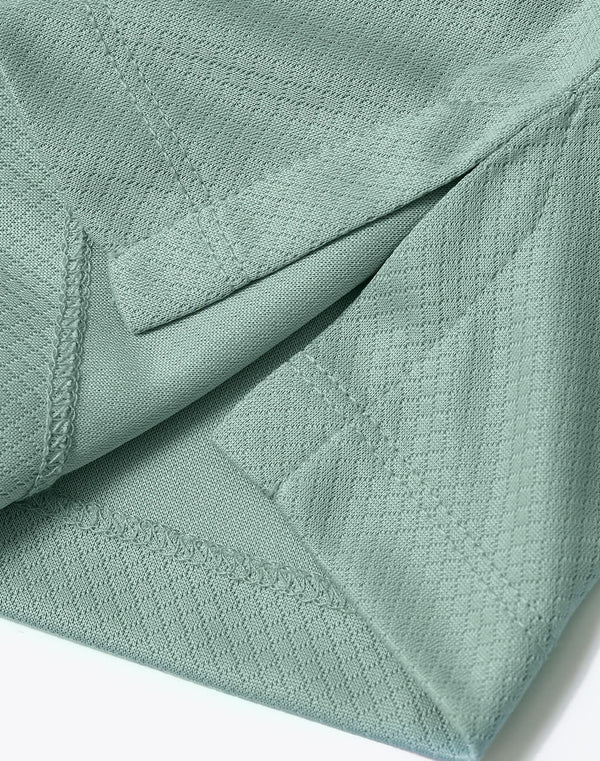 Mens Sustainable Jacquard Knit S/S Polo [53-PS95]