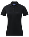 Ladies Sustainable Jacquard Knit S/S Polo [53-PS96]