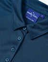 Ladies Sustainable Jacquard Knit S/S Polo [53-PS96]