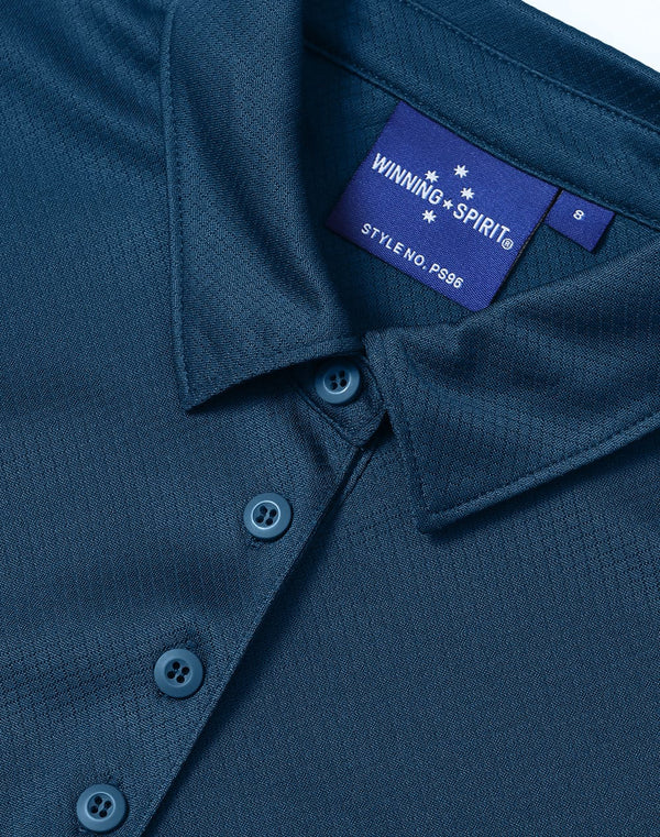 Ladies Sustainable Jacquard Knit S/S Polo [53-PS96]