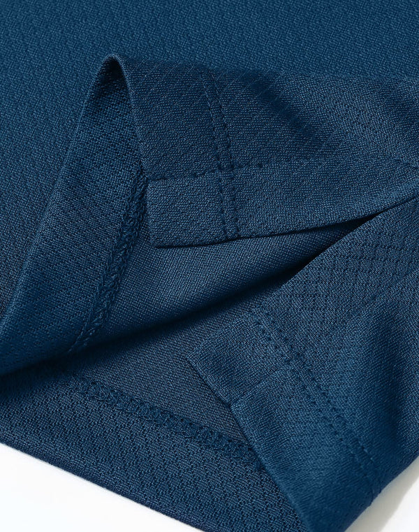 Ladies Sustainable Jacquard Knit S/S Polo [53-PS96]