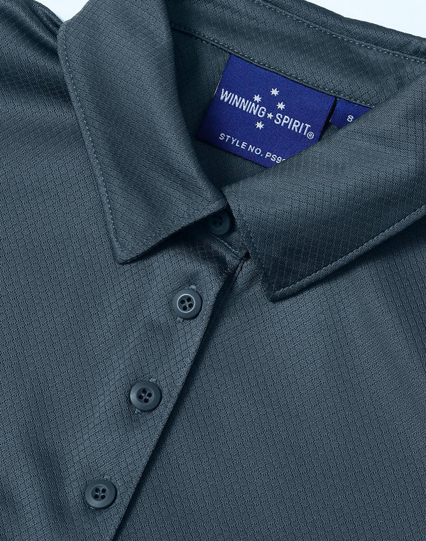 Ladies Sustainable Jacquard Knit S/S Polo [53-PS96]