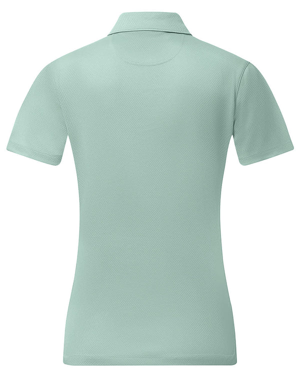 Ladies Sustainable Jacquard Knit S/S Polo [53-PS96]