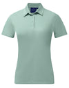 Ladies Sustainable Jacquard Knit S/S Polo [53-PS96]