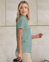 Ladies Sustainable Jacquard Knit S/S Polo [53-PS96]