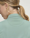 Ladies Sustainable Jacquard Knit S/S Polo [53-PS96]