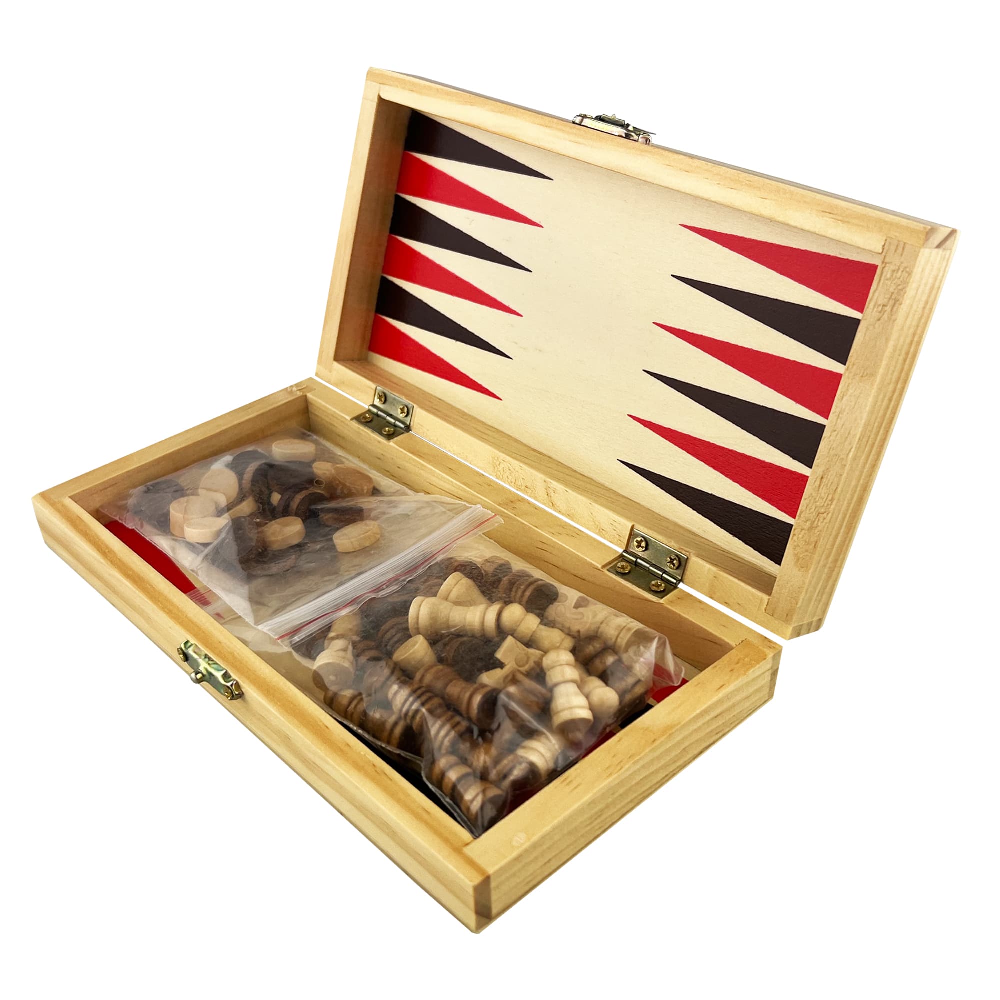 3 in 1 Wooden Play Case [19-PT002]