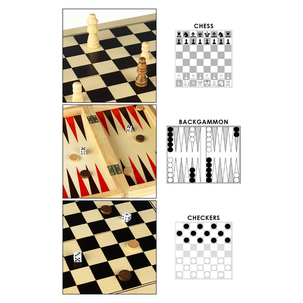 3 in 1 Wooden Play Case [19-PT002]