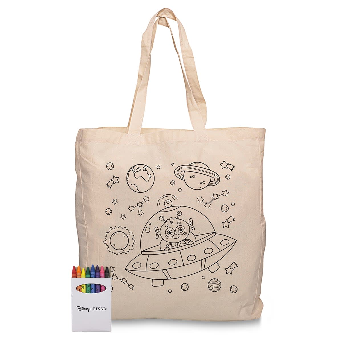 Squiggle Calico bag  Crayon set [11-RB1019S]