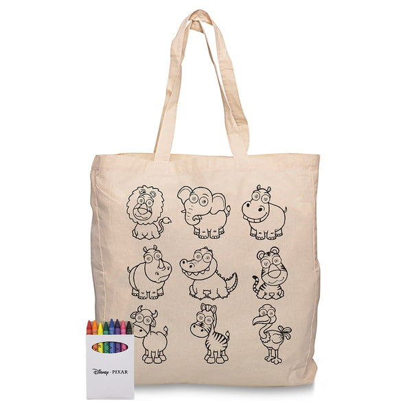 Squiggle Calico bag  Crayon set [11-RB1019S]