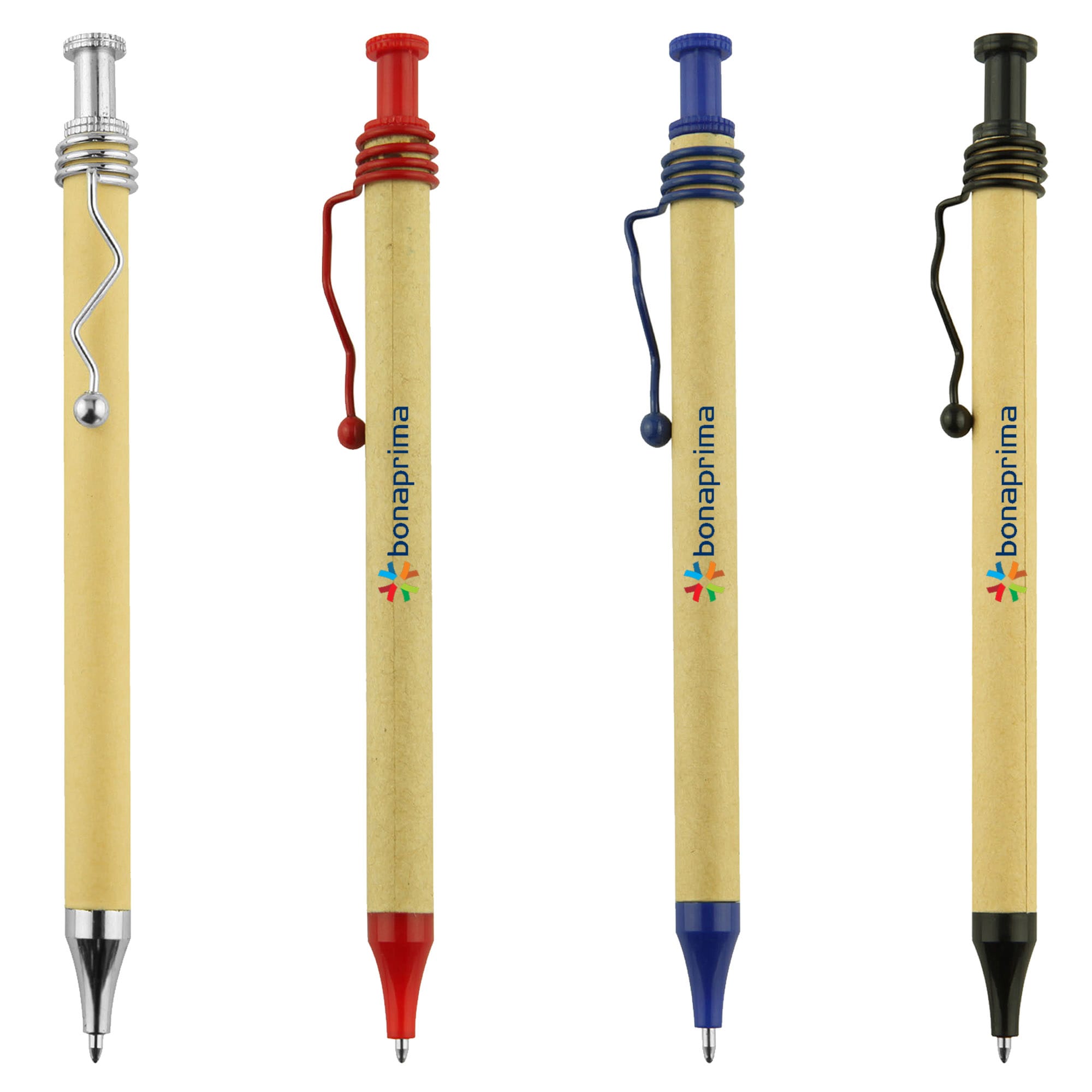 Spiral Recycled Cardboard Pen [19-RCP002]