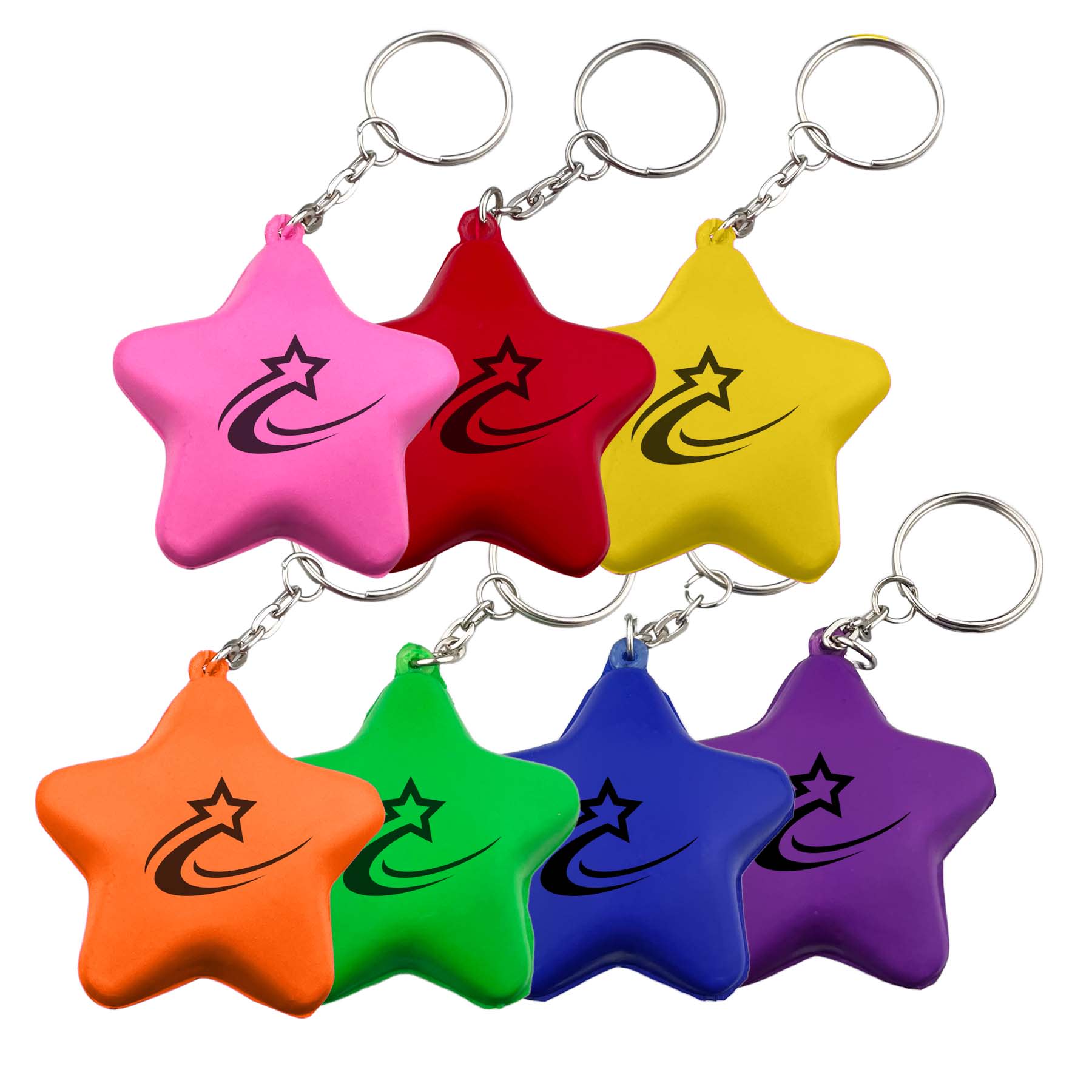 Stress Star Key Ring [19-SKR018]