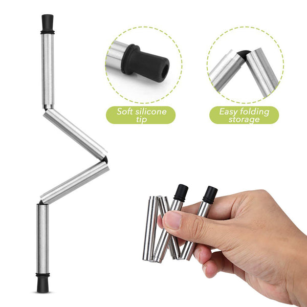 Gana Foldable Metal Straw [19-STW002]