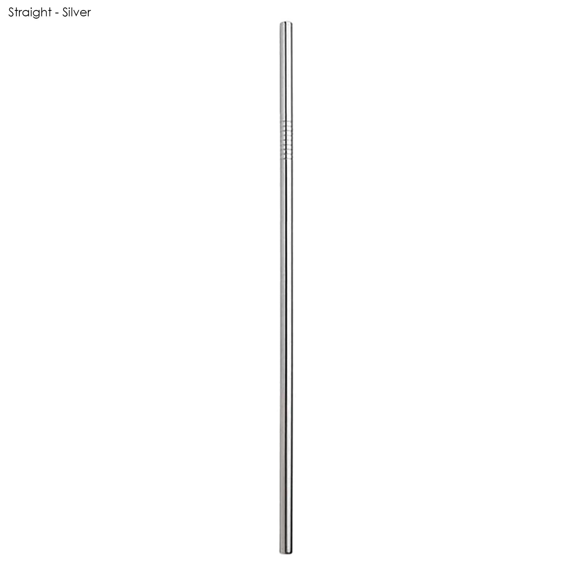 Stainless Steel Straw 6mm x 215mm [19-STW004]