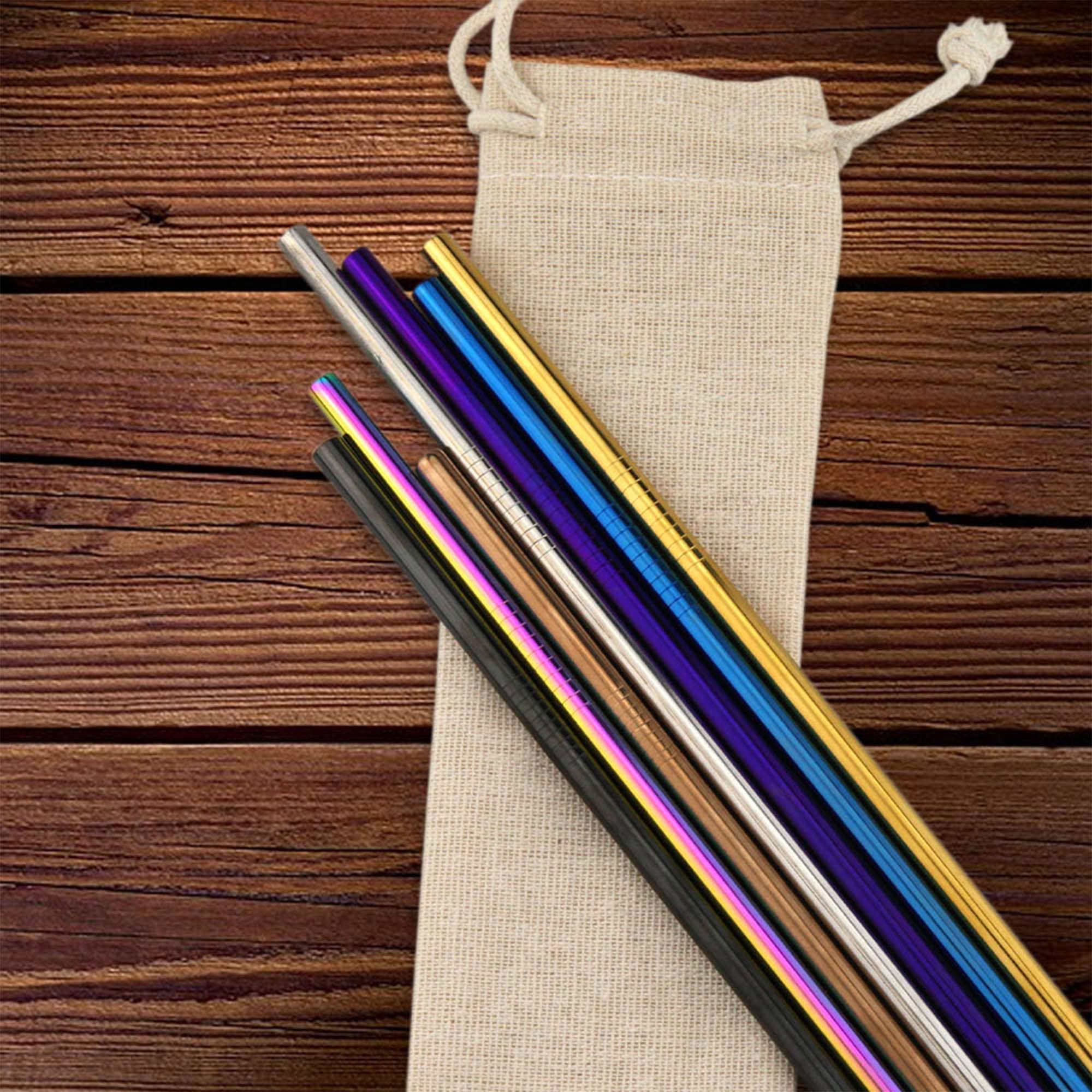 Stainless Steel Straw 6mm x 215mm [19-STW004]