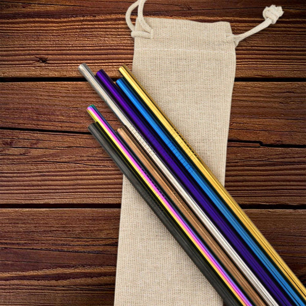 Stainless Steel Straw 6mm x 215mm [19-STW004]