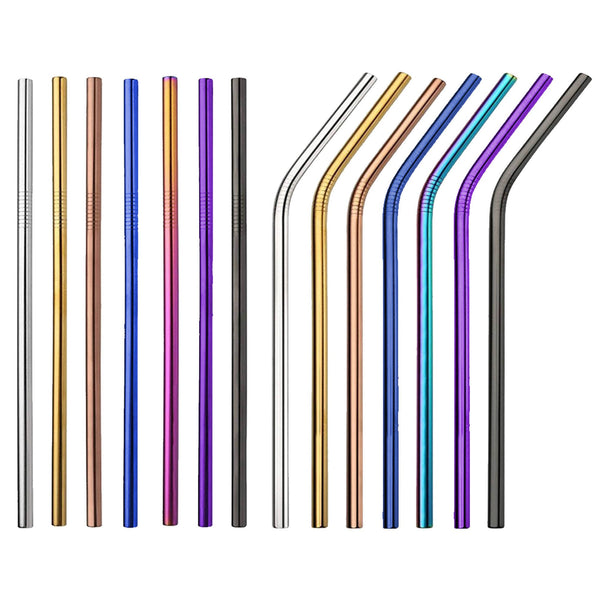Stainless Steel Straw 8mm x 215mm [19-STW006]