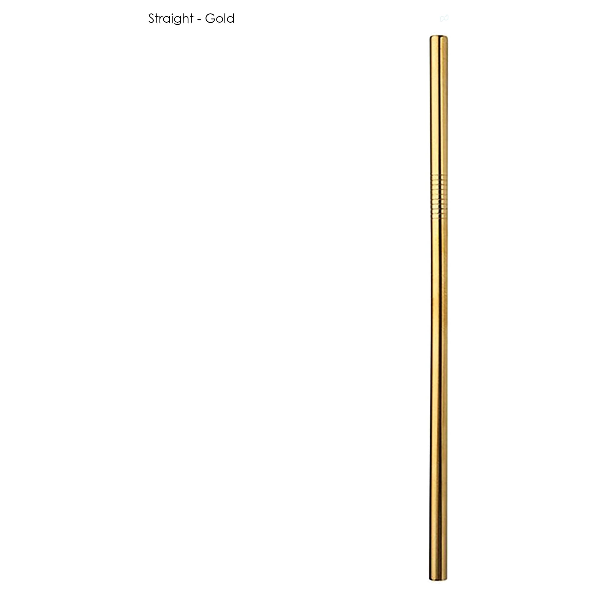 Stainless Steel Straw 8mm x 215mm [19-STW006]
