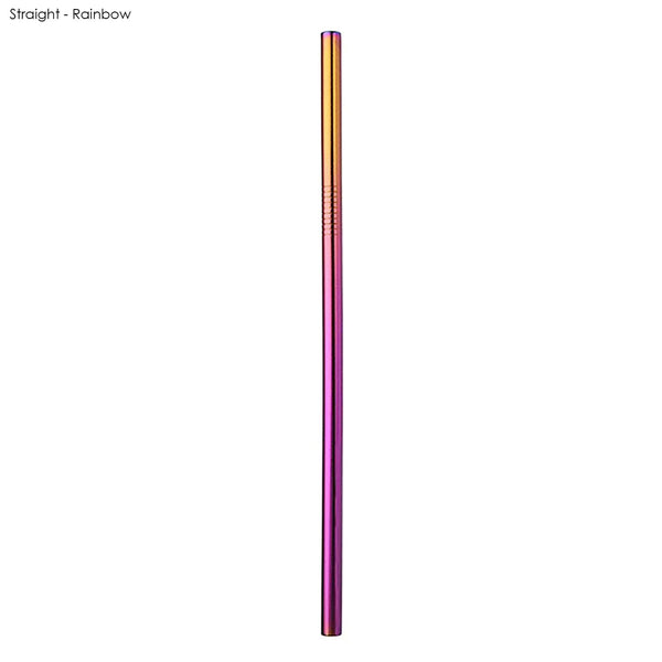 Stainless Steel Straw 8mm x 215mm [19-STW006]