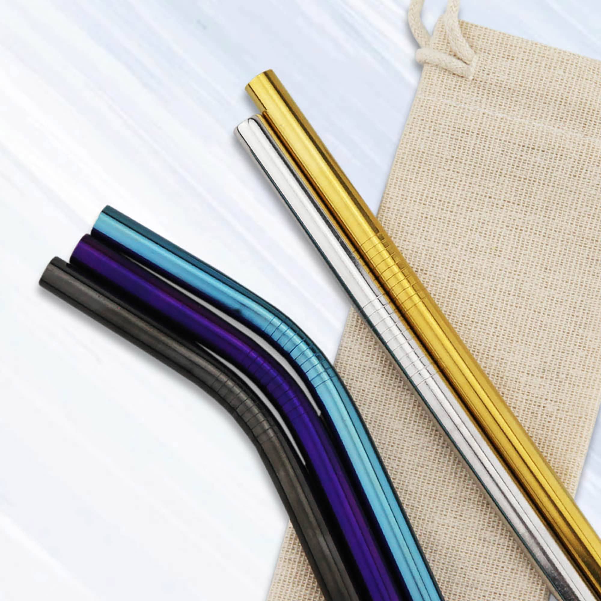 Stainless Steel Straw 8mm x 215mm [19-STW006]