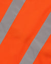 Hi Vis Safety Zip Vest With ID  Utility Pockets [53-SW04]