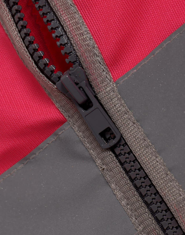 Hi Vis Safety Zip Vest With ID  Utility Pockets [53-SW04]