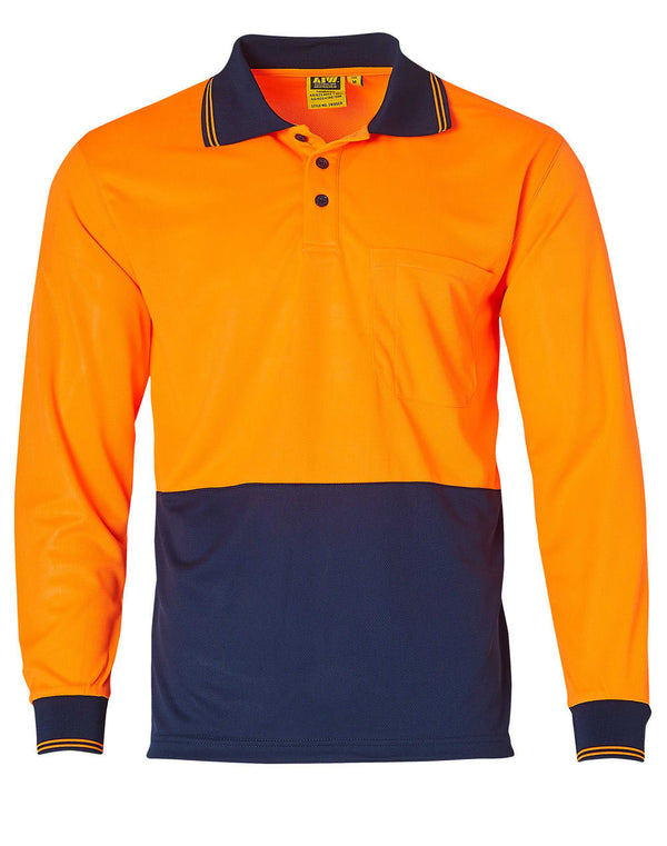 AIW High Visibility Long Sleeve Polo [53-SW05TD]