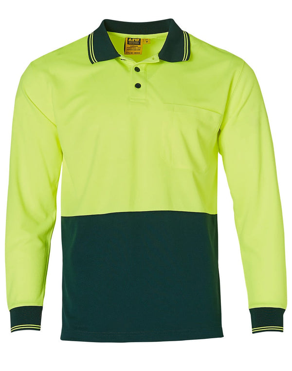 AIW High Visibility Long Sleeve Polo [53-SW05TD]