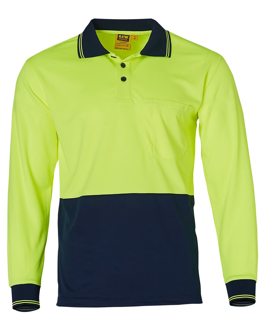 AIW High Visibility Long Sleeve Polo [53-SW05TD]