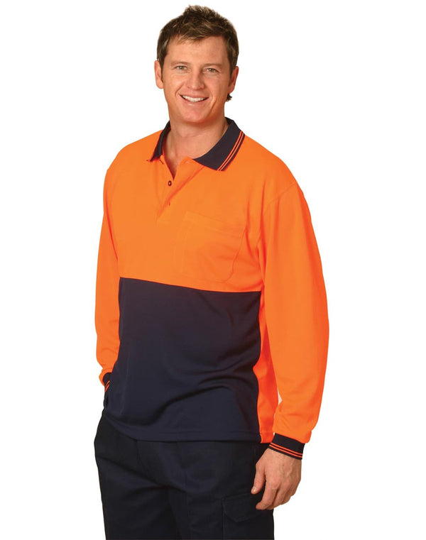 AIW High Visibility Long Sleeve Polo [53-SW05CD]