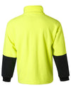HiVis polar fleece half zip pullover [53-SW07]