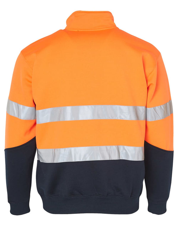 Hi Vis Long Sleeve Fleece Sweat [53-SW14]