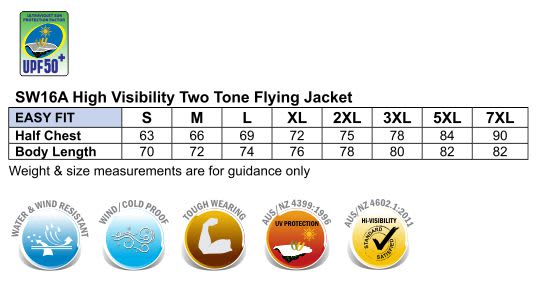 Hi Vis Two Tone Flying Jacket [53-SW16A]